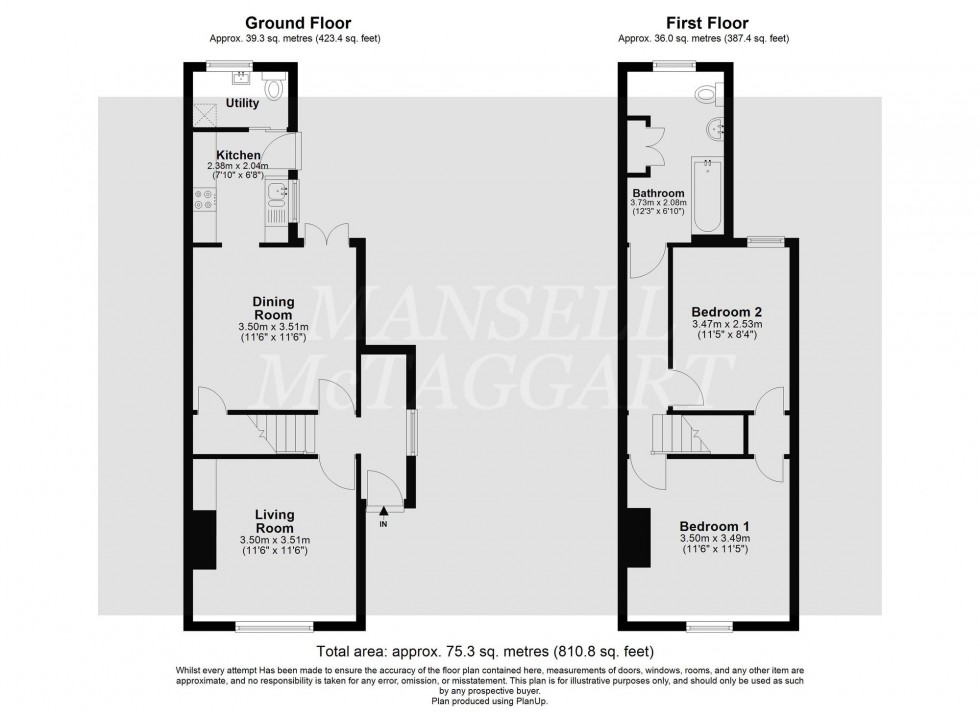 Floorplan for Dunnings Road, East Grinstead, RH19