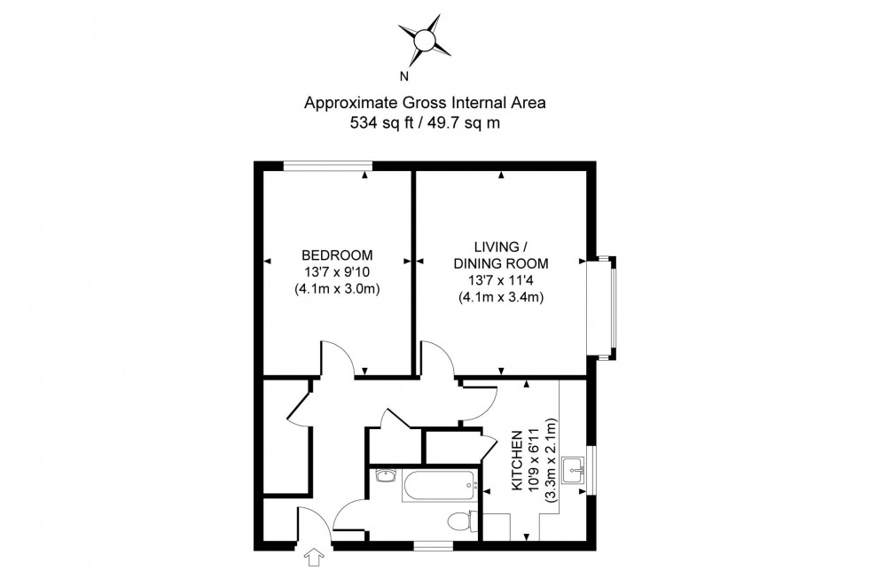 Floorplan for Blackstone Way, Burgess Hill, RH15