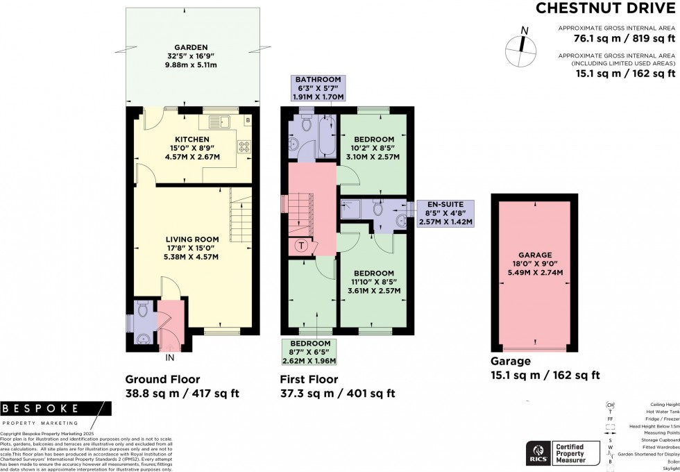 Floorplan for Chestnut Drive, Hassocks, BN6