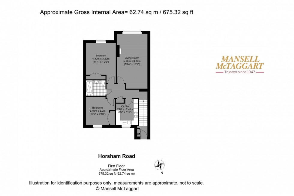 Floorplan for Horsham Road, Steyning, BN44