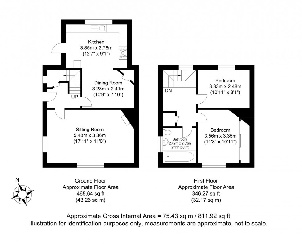 Floorplan for Mill Path, Ringmer, BN8