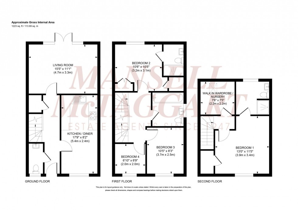 Floorplan for Edwin Street, Burgess Hill, RH15