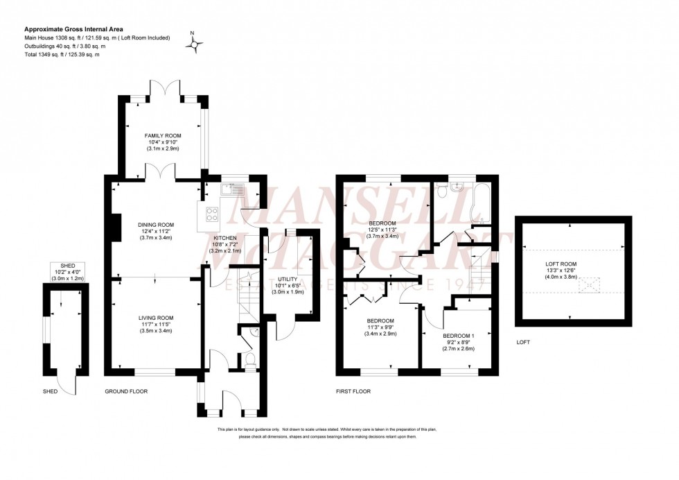 Floorplan for Chanctonbury Road, Burgess Hill, RH15