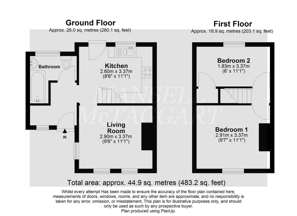 Floorplan for North Road, Crawley, RH10