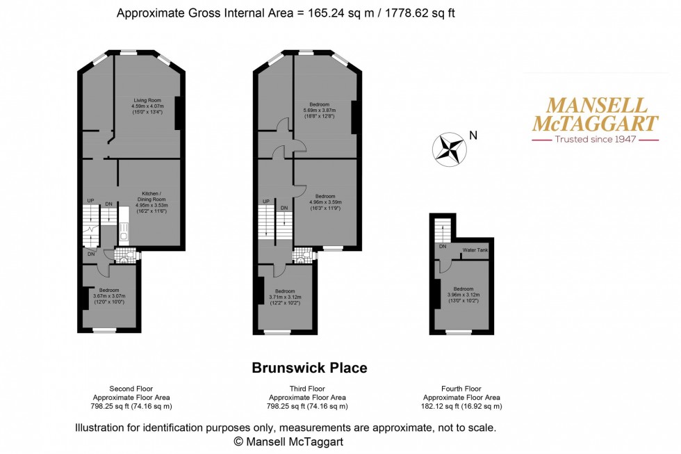 Floorplan for Brunswick Place, Hove, BN3
