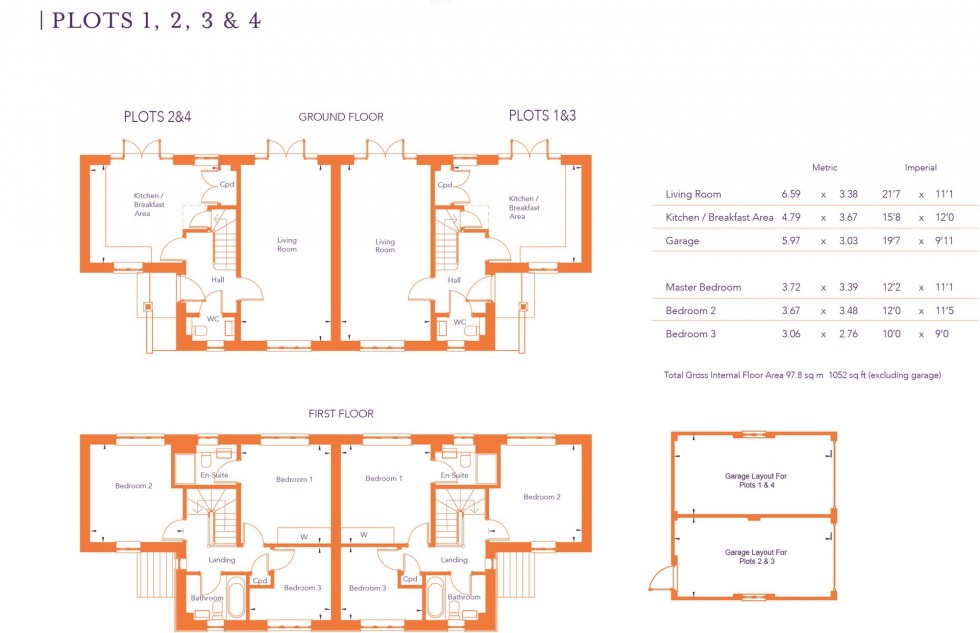 Floorplan for Kingfisher Walk, Upper Dicker, BN27