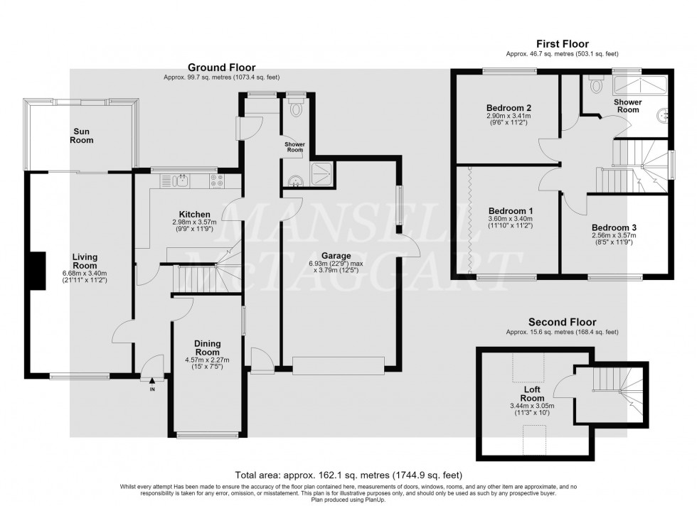 Floorplan for Sandy Lane, Crawley Down, RH10
