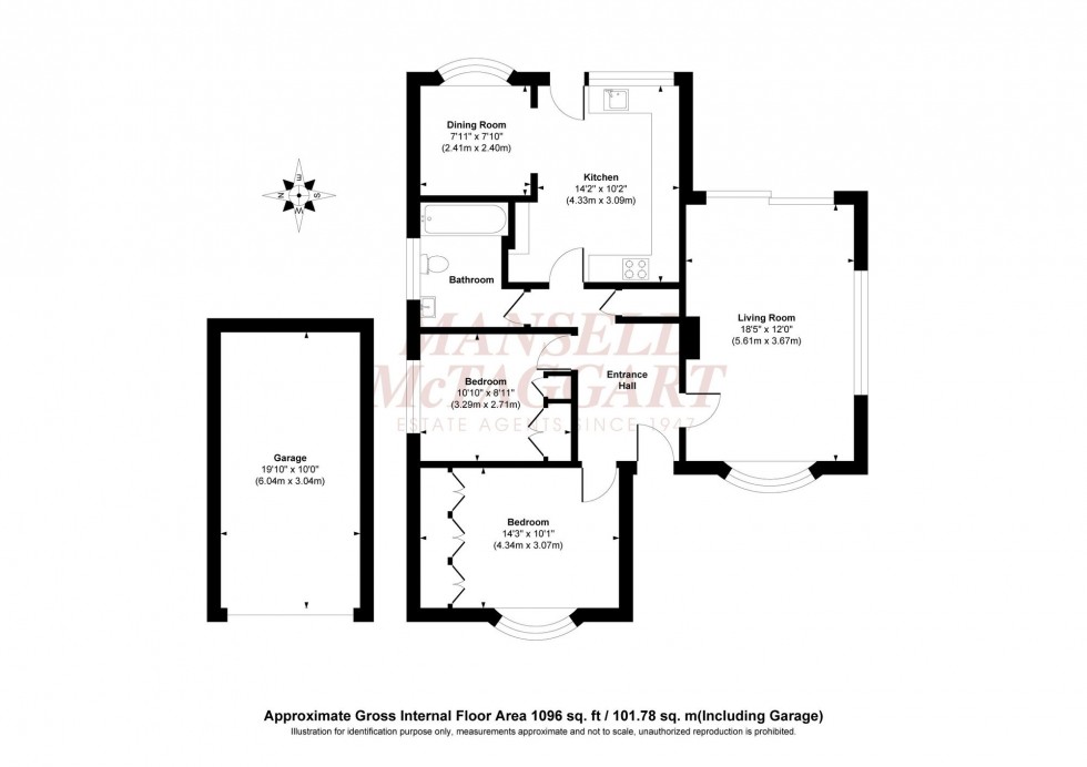 Floorplan for St. Peters Road, Burgess Hill, RH15
