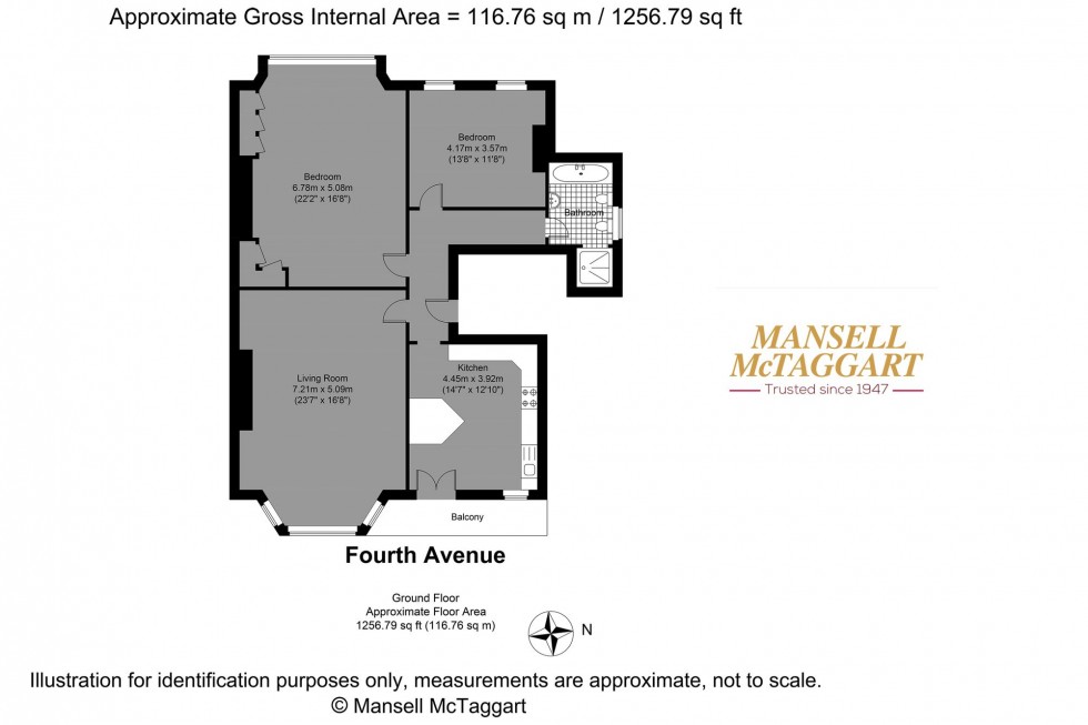 Floorplan for Fourth Avenue, Winchester House, BN3