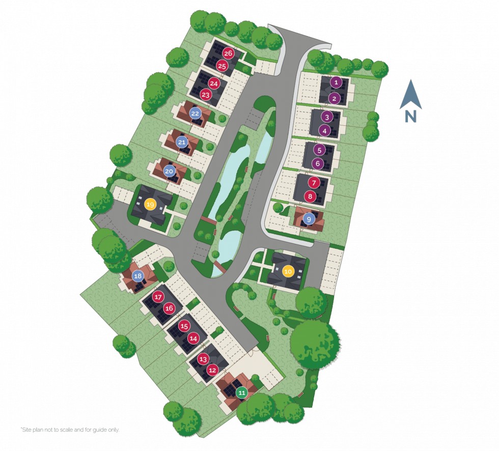 Floorplan for Oak Park Place, Goldbridge Road, BN8