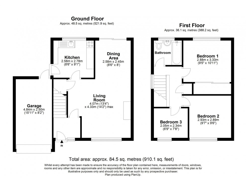 Floorplan for Dormans Park Road, East Grinstead, RH19