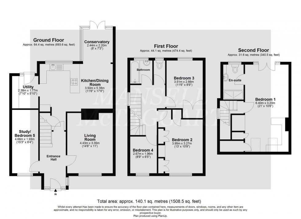 Floorplan for Chapel Road, Charlwood, RH6