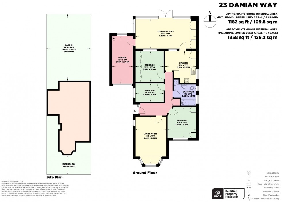 Floorplan for Damian Way, Hassocks, BN6