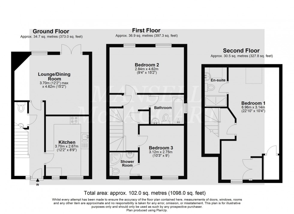 Floorplan for Sandy Lane, West Hoathly, RH19