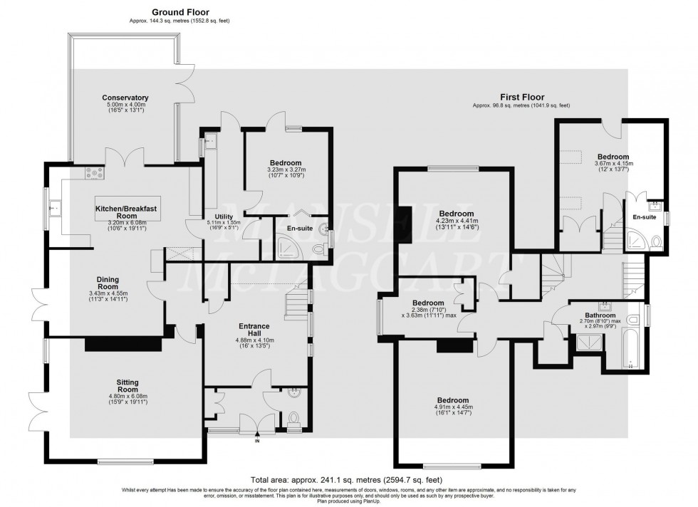 Floorplan for Peeks Brook Lane, Horley, RH6