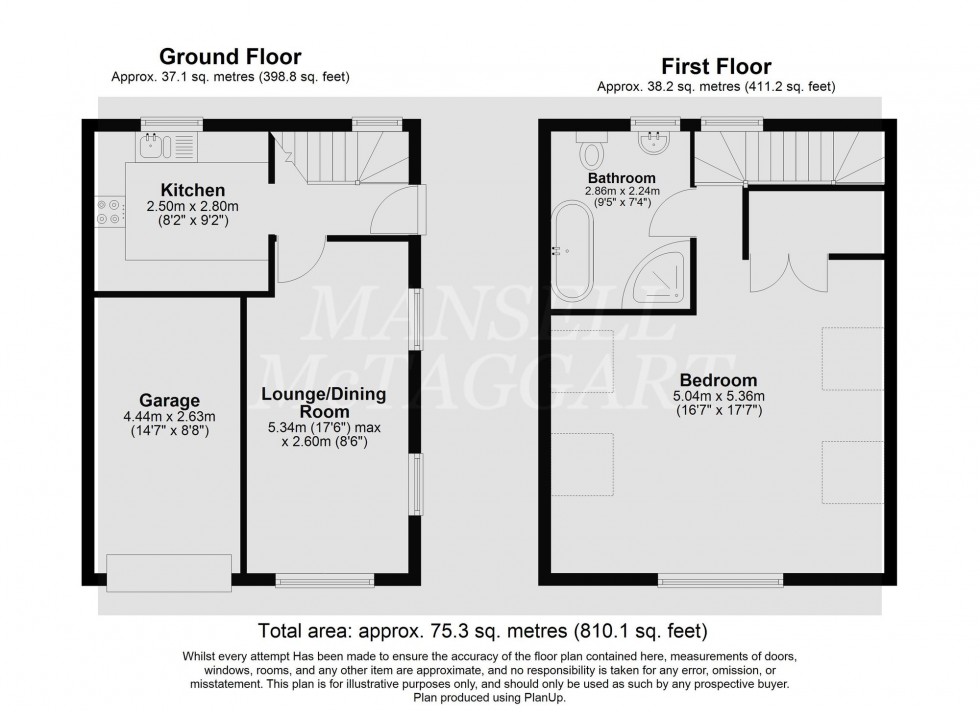 Floorplan for Peeks Brook Lane, Horley, RH6