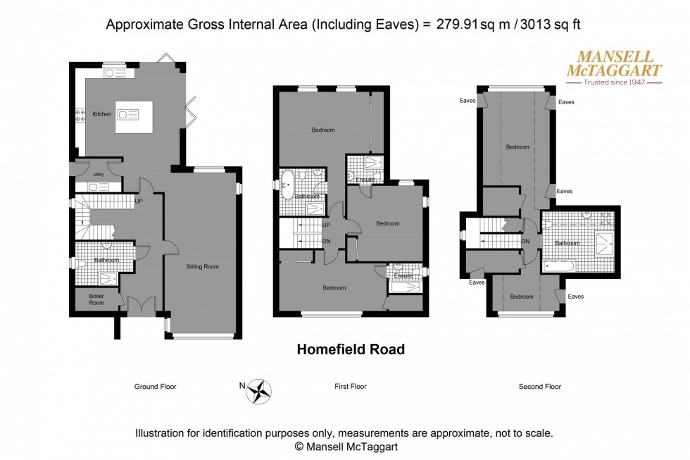 Floorplan for Homefield Road, Worthing, BN11