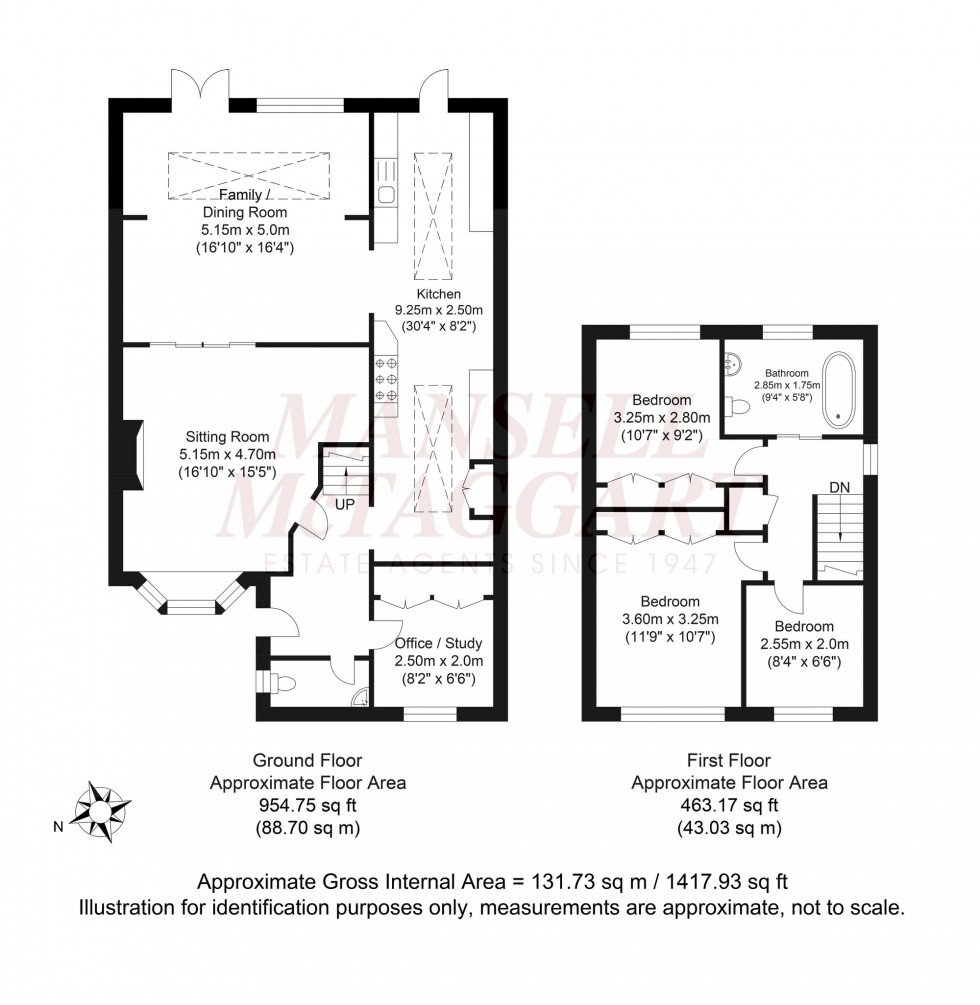 Floorplan for Red Deer Close, Horsham, RH13