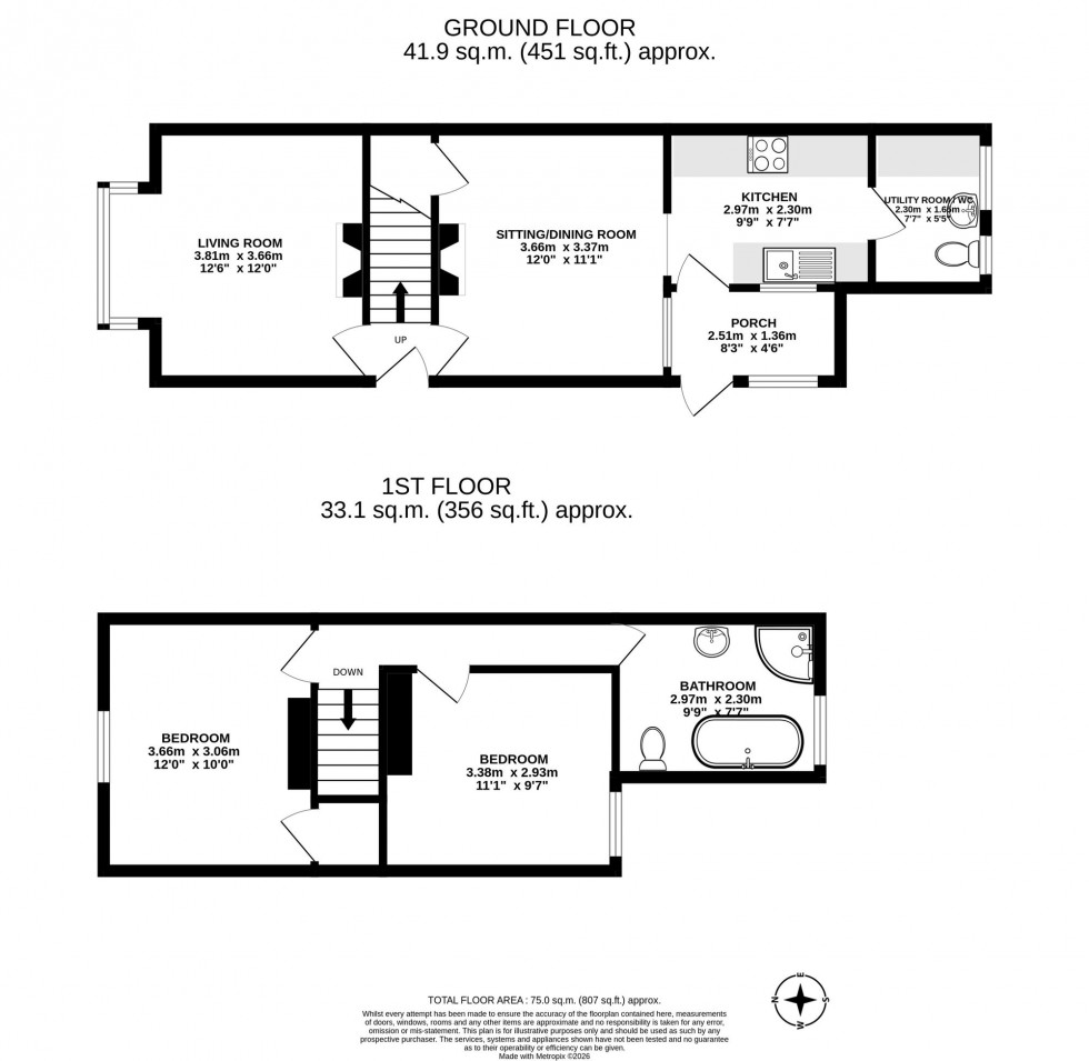 Floorplan for West Street, Crawley, RH11