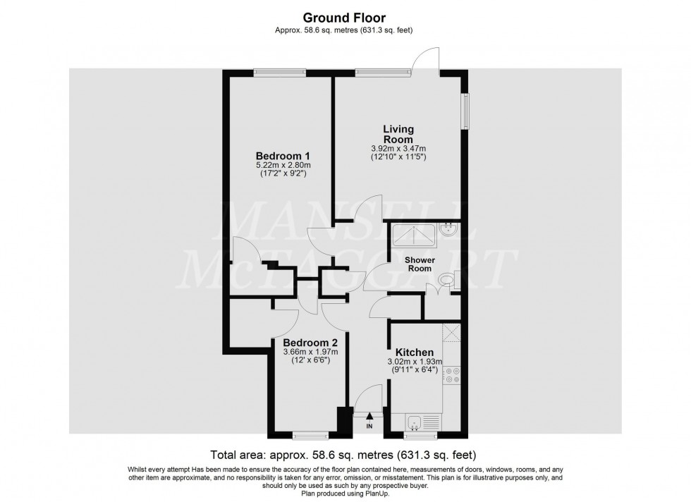 Floorplan for Bramble Close, Copthorne, RH10