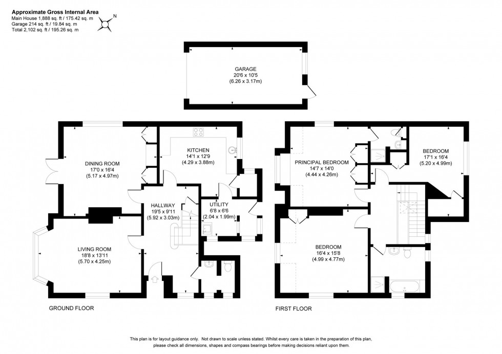 Floorplan for Coppice Way, Haywards Heath, RH16
