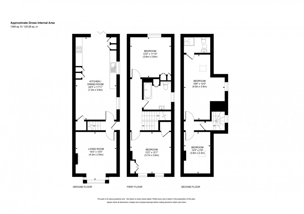 Floorplan for Queens Road, Haywards Heath, RH16
