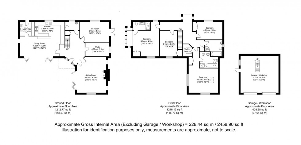 Floorplan for South Farm Close, Rodmell, BN7