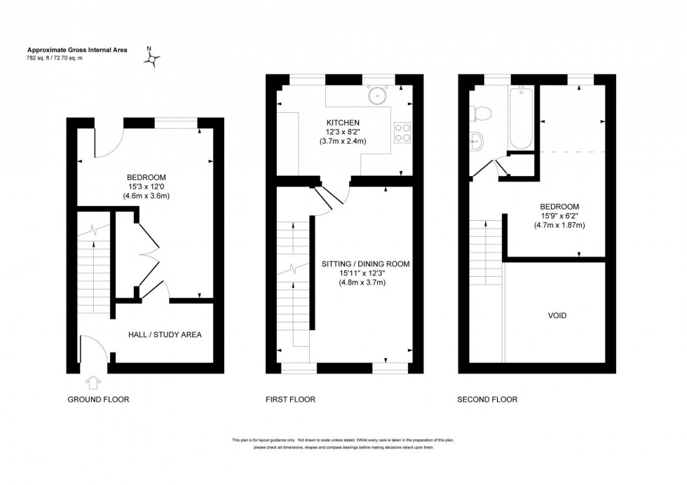 Floorplan for Challoners, Horsted Keynes, RH17