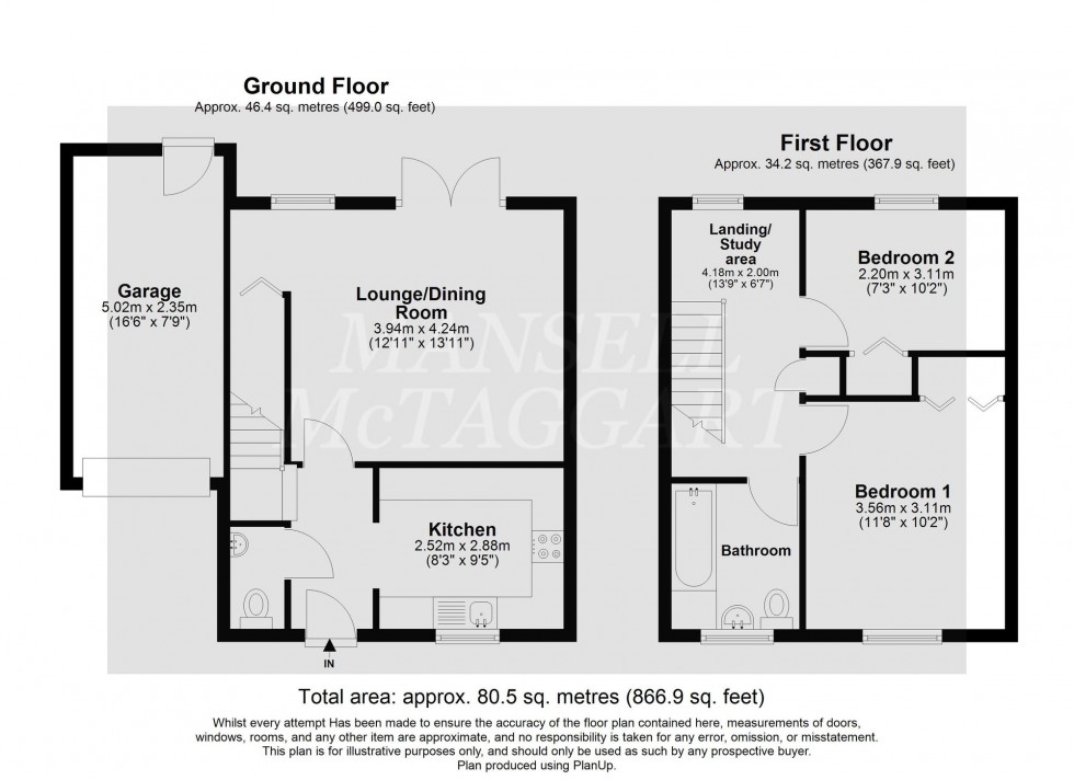 Floorplan for Meridian Close, Bewbush, RH11