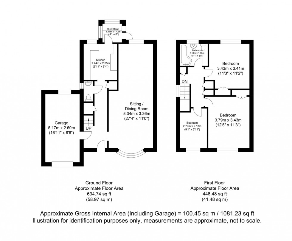 Floorplan for Springett Avenue, Ringmer, BN8
