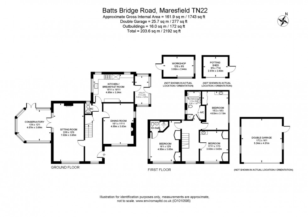 Floorplan for Batts Bridge Road, Maresfield, TN22