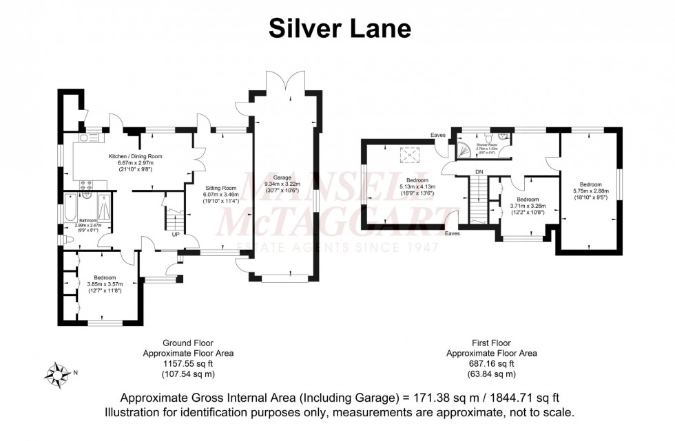 Floorplan for Silver Lane, Billingshurst, RH14