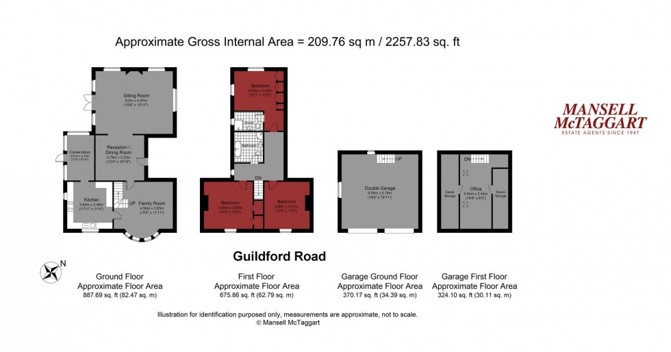 Floorplan for Guildford Road, Loxwood, RH14