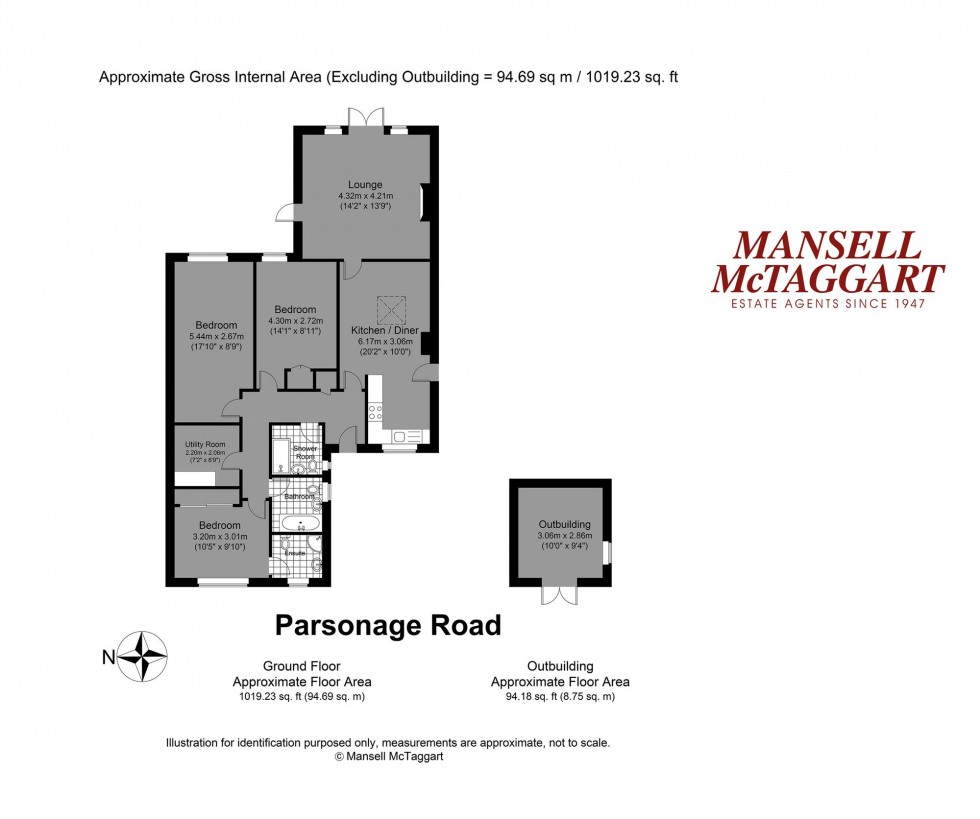 Floorplan for Parsonage Road, Henfield, BN5