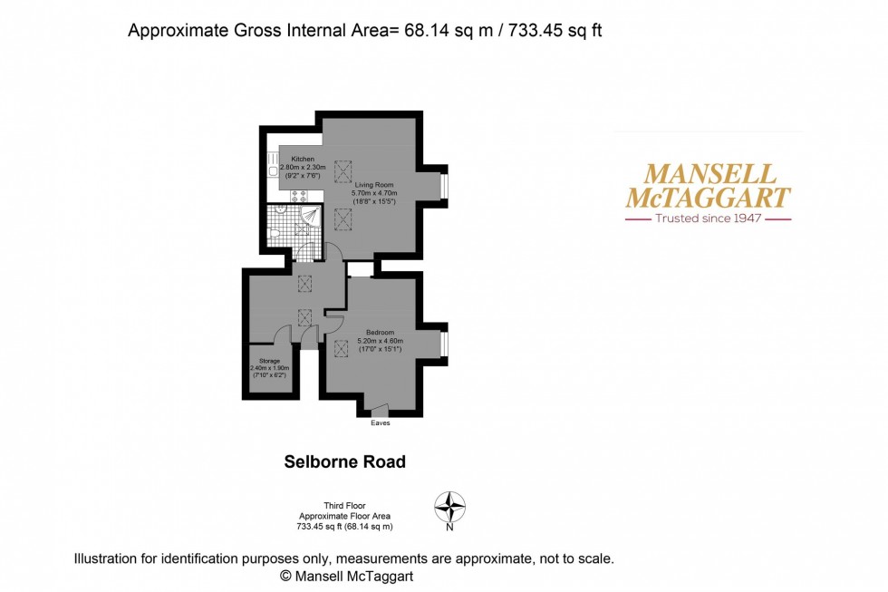 Floorplan for Selborne Road, Hove, BN3