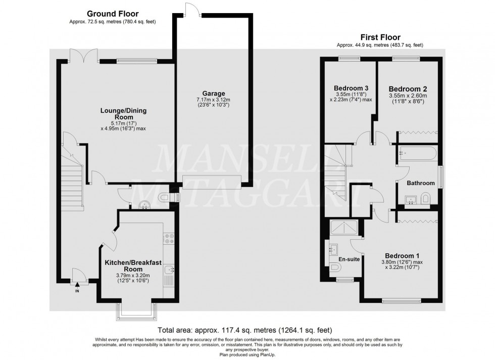 Floorplan for Oaklands Drive, Copthorne, RH10