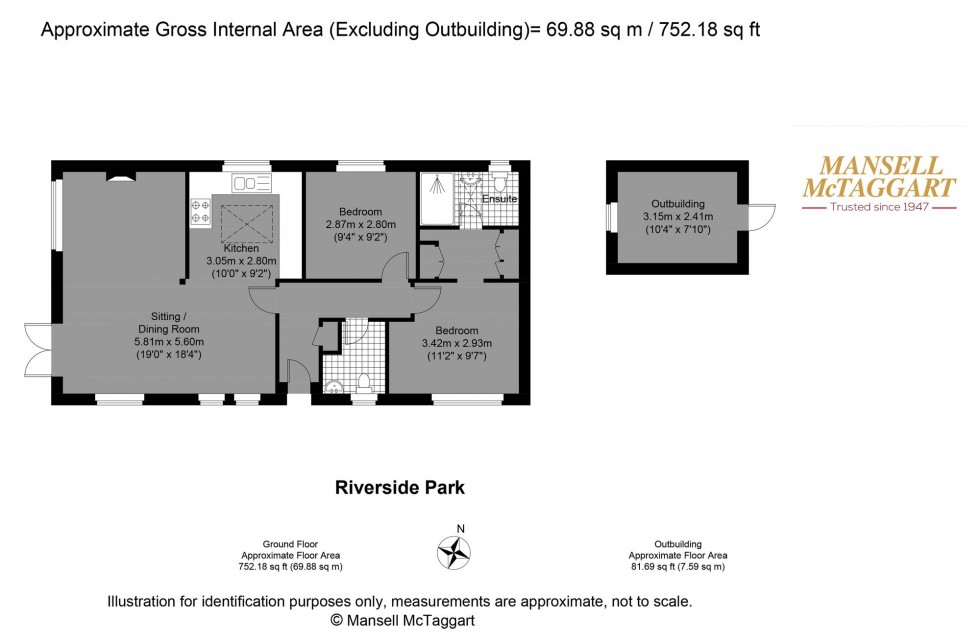 Floorplan for Riverside, Upper Beeding, BN44