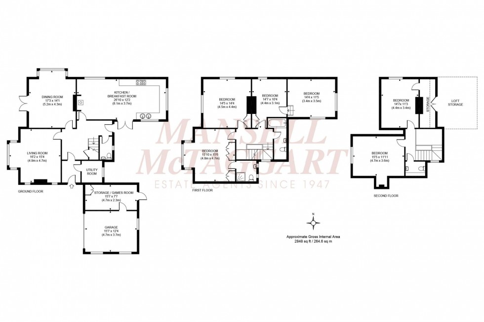Floorplan for Glendale Road, Burgess Hill, RH15