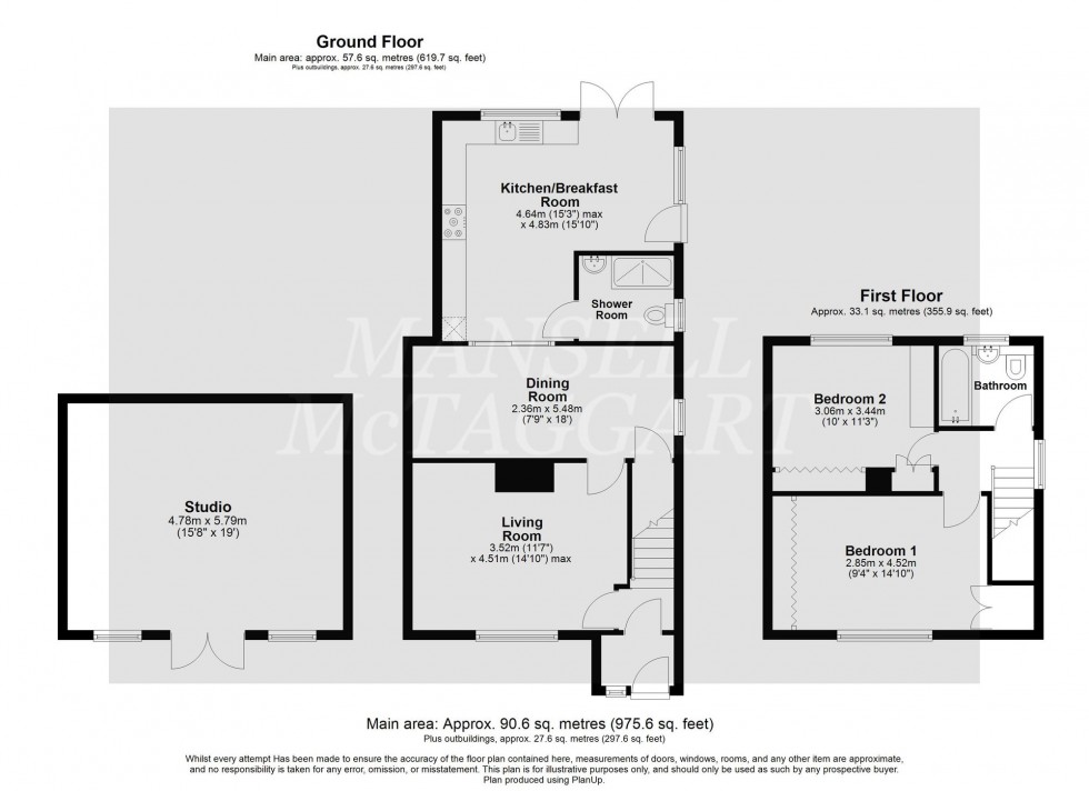 Floorplan for Cloverlands, Crawley, RH10