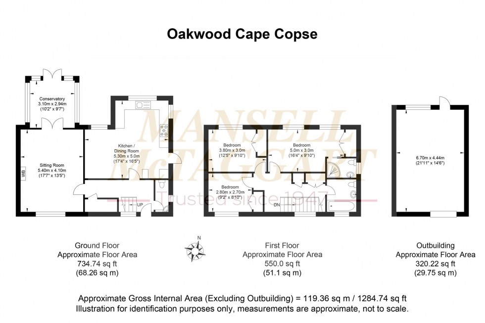 Floorplan for 2 Cape Copse, Rudgwick, RH12