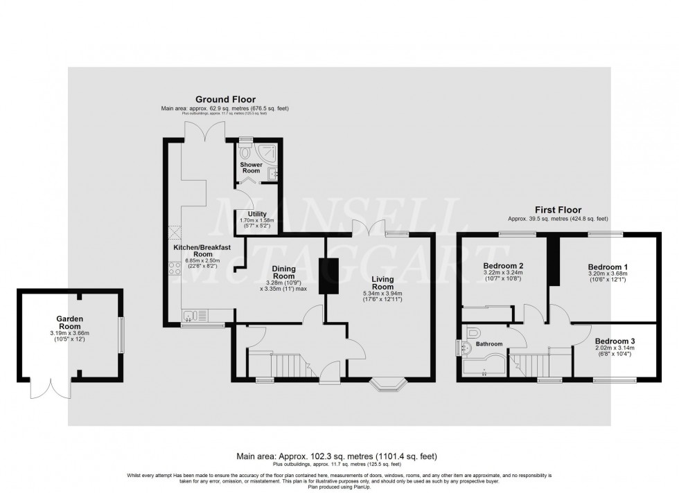 Floorplan for Southlands Avenue, Horley, RH6