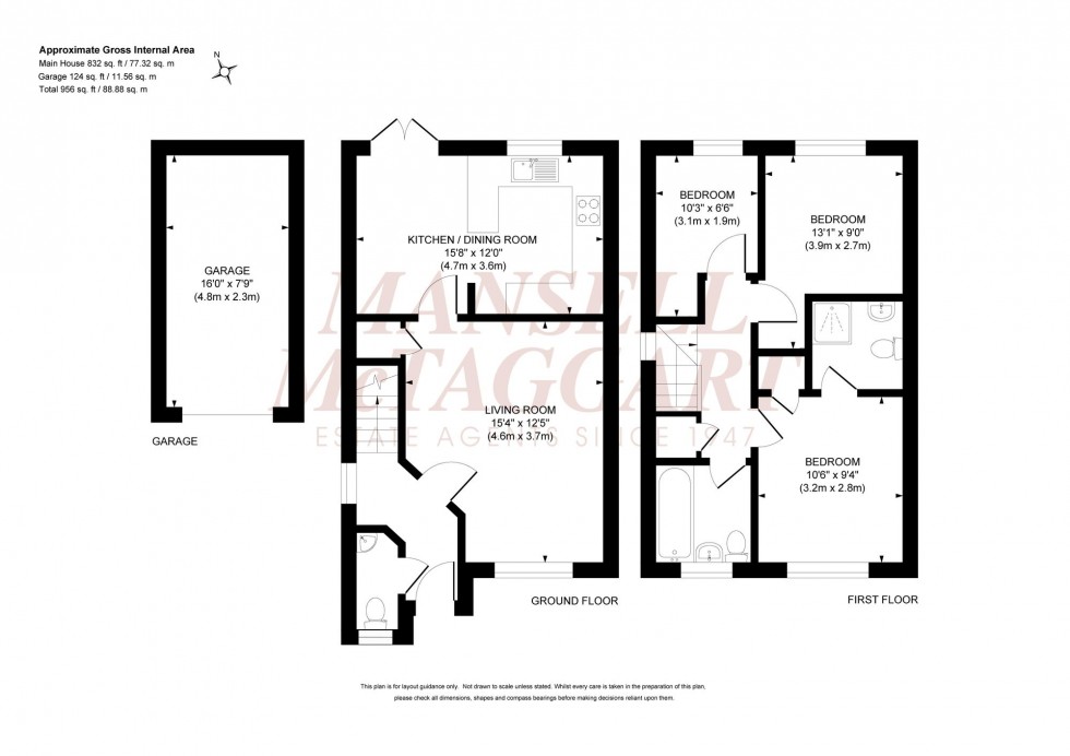 Floorplan for Coulstock Road, Burgess Hill, RH15
