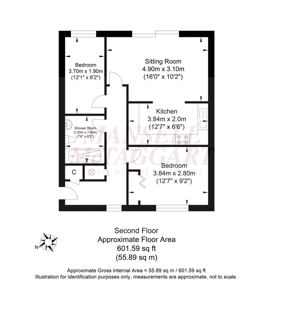 Floorplan for Victoria Road, Horley, RH6