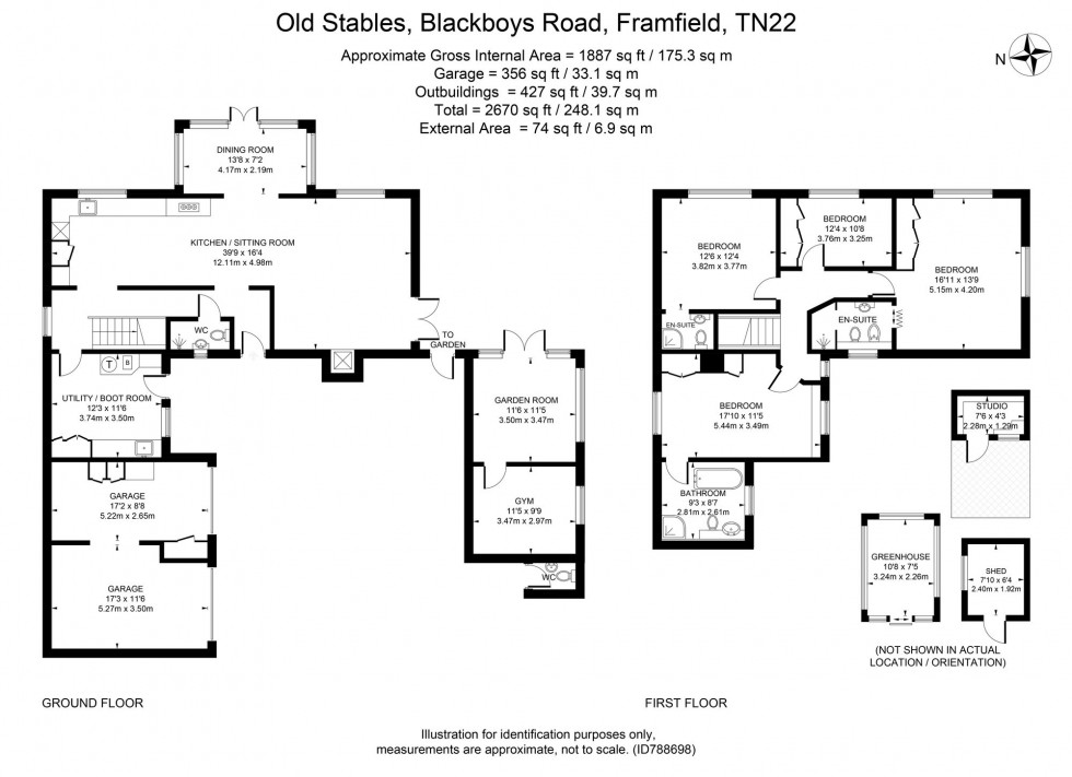 Floorplan for Framfield, Uckfield, TN22