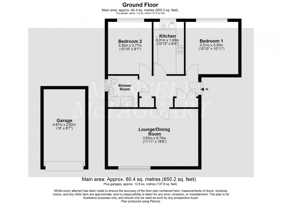 Floorplan for Connaught Gardens, Crawley, RH10