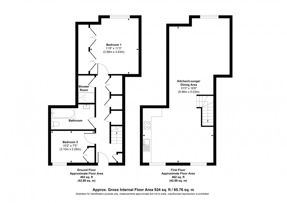 Floorplan for Southdowns Park, Haywards Heath, RH16