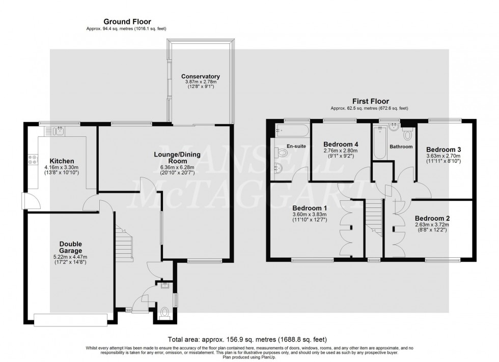 Floorplan for Blacklands Crescent, Forest Row, RH18