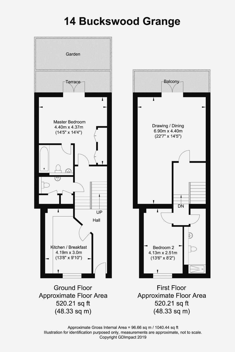 Floorplan for Rocks Road, Uckfield, TN22