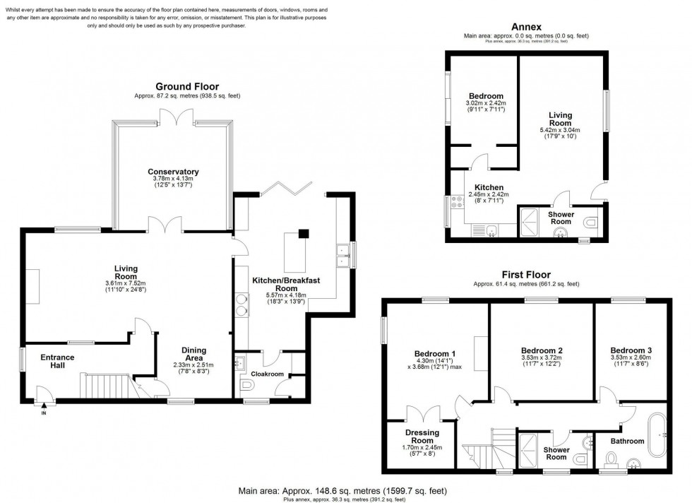 Floorplan for Green Lane, Shipley Bridge, RH6