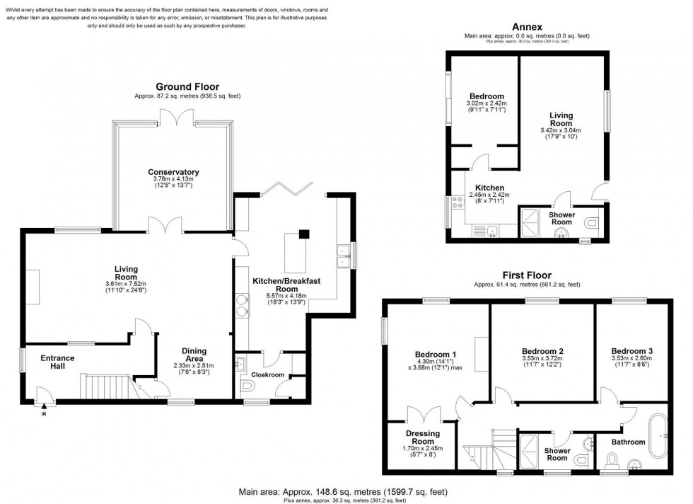 Floorplan for Green Lane, Shipley Bridge, RH6